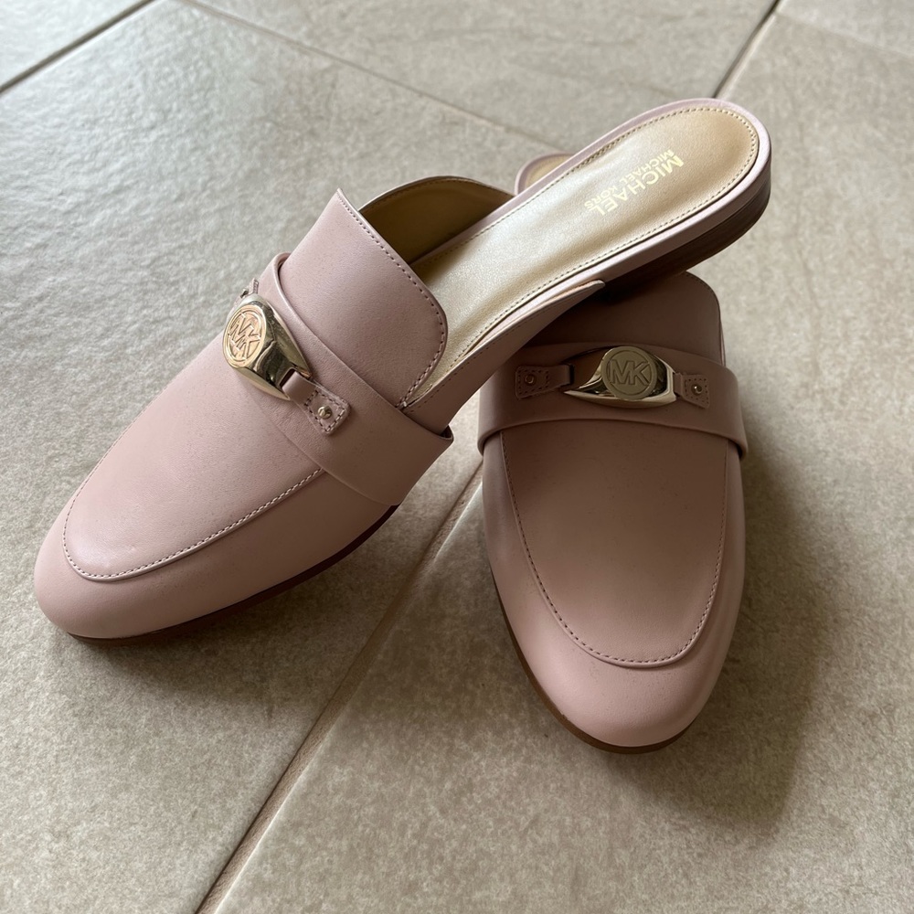 Michael kors pink mules size 9.5